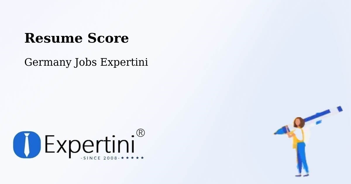 Resume Score & Job Description Match Tool – Berkheim - Germany Jobs Expertini