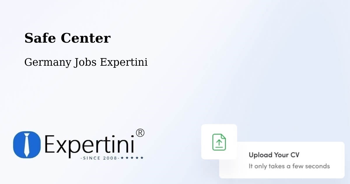 Safety Center – Berkheim - Germany Jobs Expertini